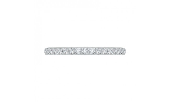 Shah Luxury 14K White Gold Diamond Wedding Band