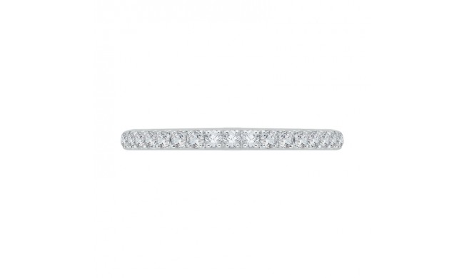 Shah Luxury 14K White Gold Diamond Wedding Band