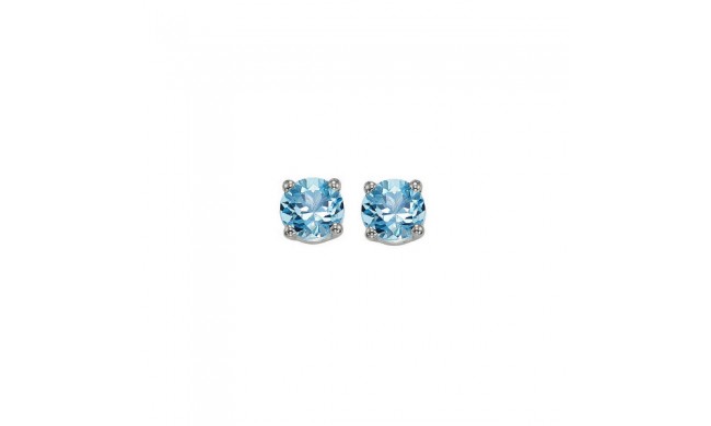 Gems One 14Kt White Gold Blue Topaz (1/2 Ctw) Earring