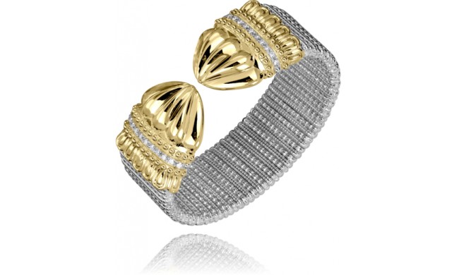 Vahan 14k Gold & Sterling Silver Diamond Bracelet