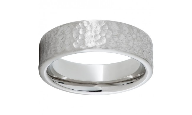 Serinium Pipe Cut Band with Moon Finish