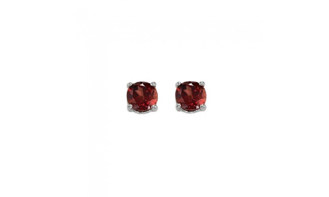 Gems One 14Kt White Gold Garnet (7/8 Ctw) Earring