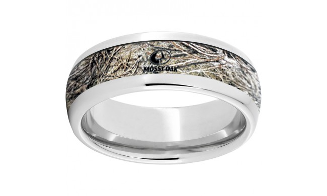 Serinium Domed Band with Mossy Oak Brush Inlay