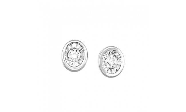 Gems One 14Kt White Gold Diamond (1/6Ctw) Earring