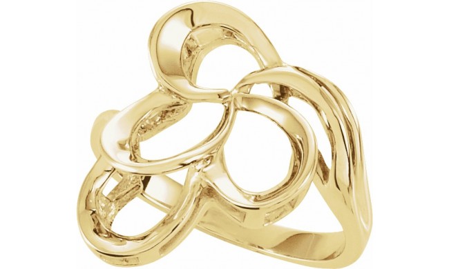 14K Yellow Freeform Ring