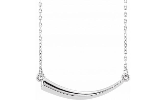 14K White Horn 16-18 Necklace