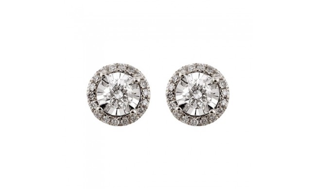 Gems One 14Kt White Gold Diamond (1/3Ctw) Earring