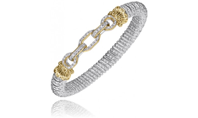 Vahan 14k Gold & Sterling Silver Diamond Bracelet