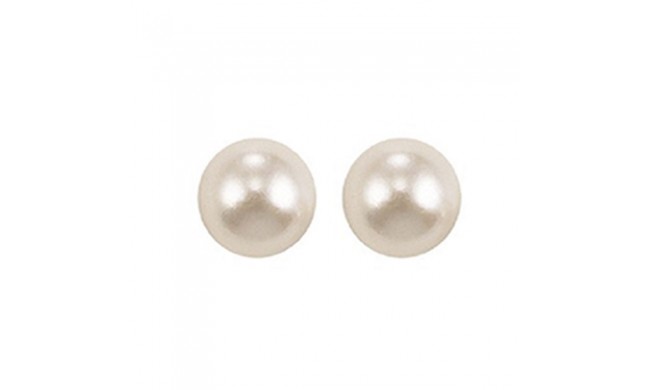 Gems One 14Kt White Gold Pearl (1 Ctw) Earring