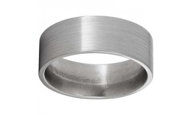 Titanium Flat Band with Satin Finish