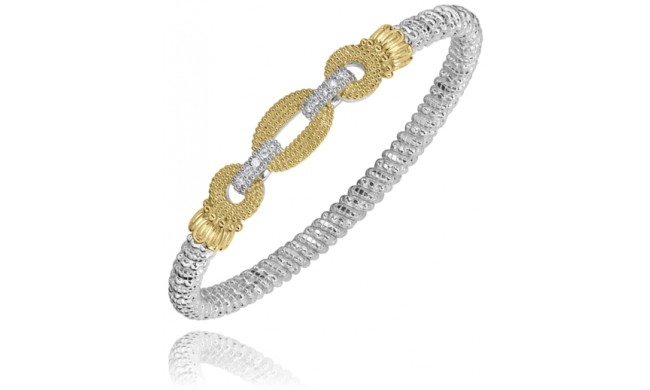 Vahan 14k Gold & Sterling Silver Diamond Bracelet