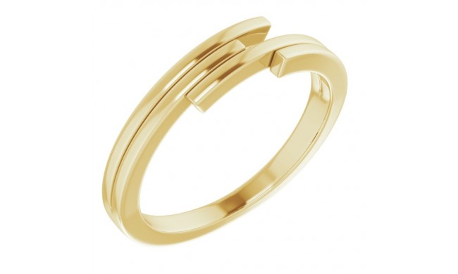 14K Yellow Geometric Ring