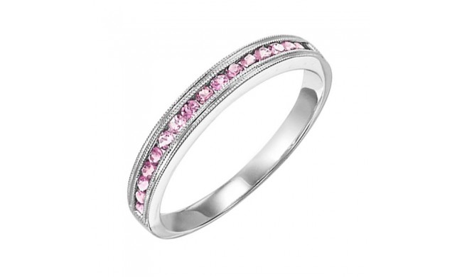 Gems One 14Kt White Gold Pink Tourmaline (1/4 Ctw) Ring