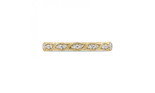 Shah Luxury Half-Eternity Wedding Band In Round Diamond 14K Yellow Gold