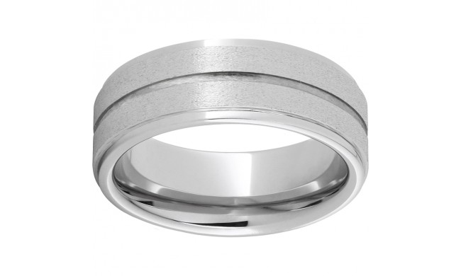 Serinium Flat Grooved Edge Band with Stone Finish and a 1mm Groove