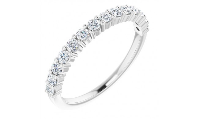 Platinum 3/8 CTW Diamond Anniversary Band