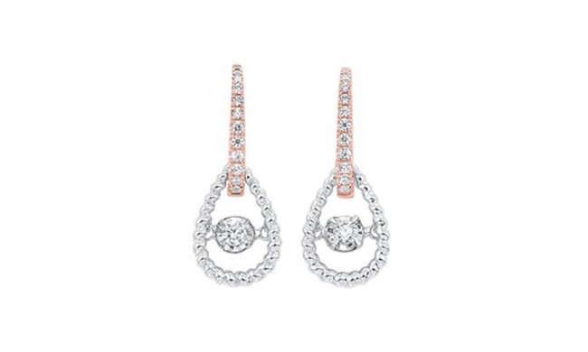 Gems One 10Kt White Rose Gold Diamond (1/4Ctw) Earring