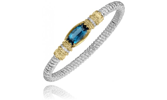 Vahan 14k Gold & Sterling Silver London Blue Topaz Bracelet