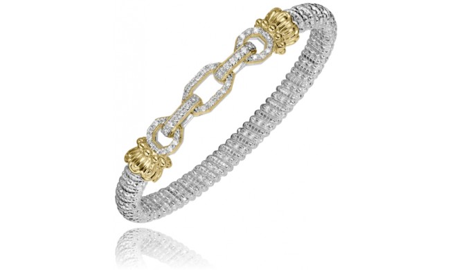 Vahan 14k Gold & Sterling Silver Diamond Bracelet