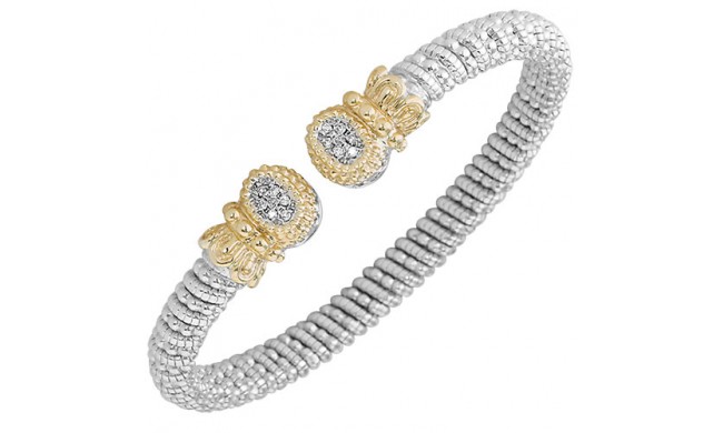 Alwand Vahan 6mm 14k Gold & Sterling Silver Diamond Bracelet