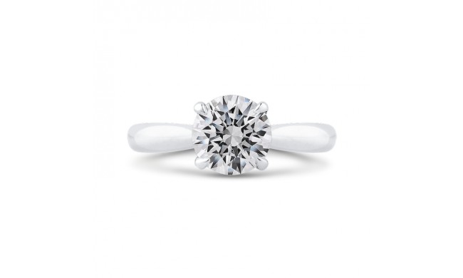 Shah Luxury 14K White Gold Diamond Engagement Ring (Semi-Mount)