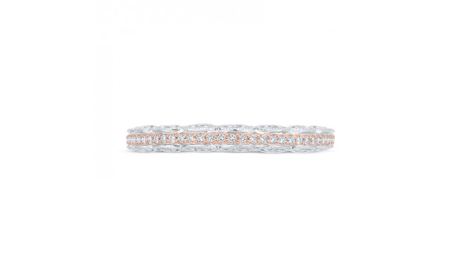Shah Luxury 14K Two-Tone Diamond Wedding Band