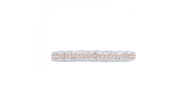 Shah Luxury 14K Two-Tone Diamond Wedding Band