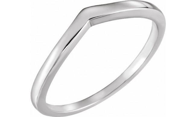 14K White Band