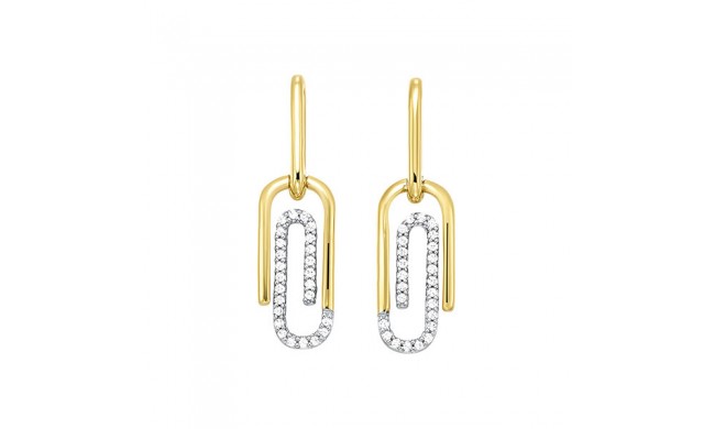 Gems One 10Kt Yellow Gold Diamond (1/6Ctw) Earring