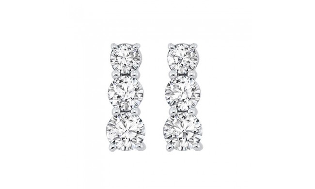 Gems One Silver Diamond (1/3Ctw) Earring