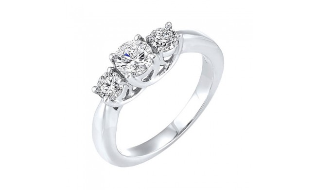 Gems One 14Kt White Gold Diamond (1/3Ctw) Ring