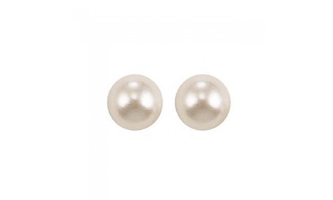 Gems One 14Kt White Gold Pearl (1 Ctw) Earring