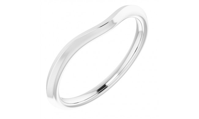 14K White Matching Band