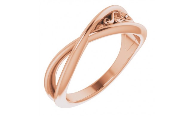 14K Rose Sculptural-Inspired  Ring