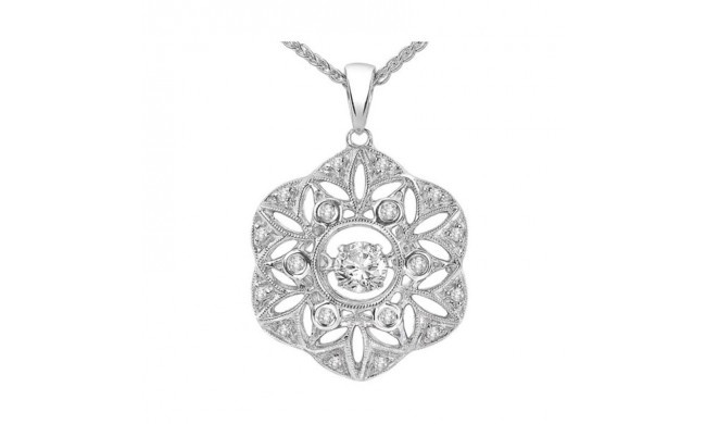 Gems One 14KT Yellow Gold & Diamonds Stunning Neckwear Pendant - 1/4 ctw