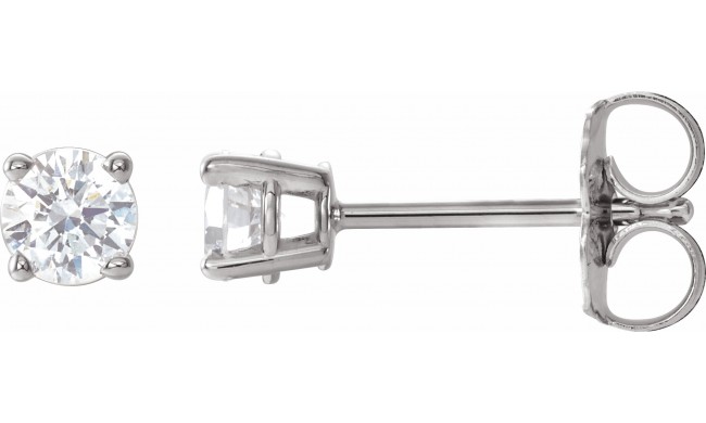 14K White 1/3 CTW Diamond Earrings