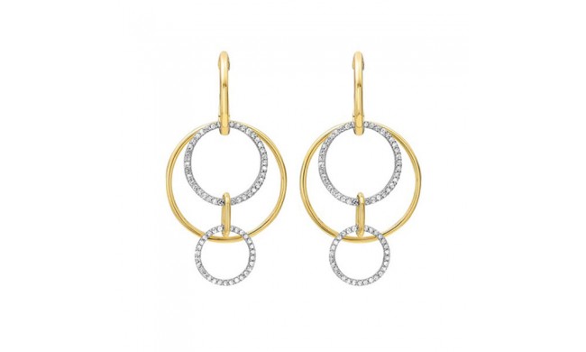 Gems One 14Kt Yellow Gold Diamond (1/2Ctw) Earring