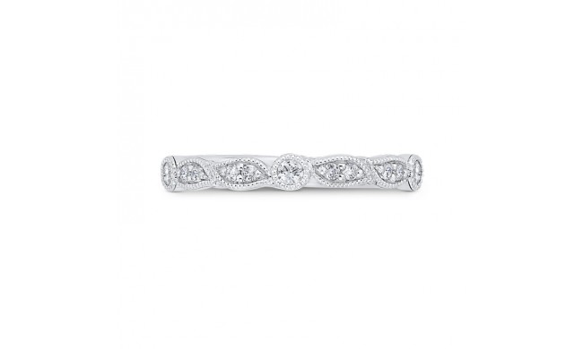 Shah Luxury 14K White Gold Diamond Wedding Band