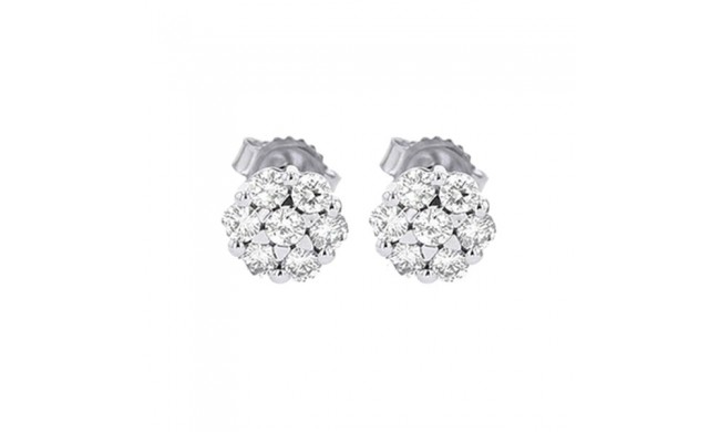 Gems One 14Kt White Gold Diamond (1/2Ctw) Earring