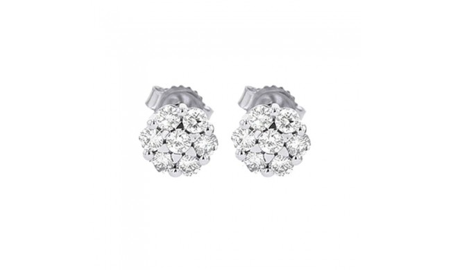 Gems One 14Kt White Gold Diamond (1/2Ctw) Earring