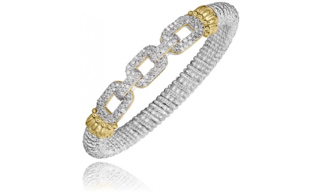 Vahan 14k Gold & Sterling Silver Diamond Bracelet