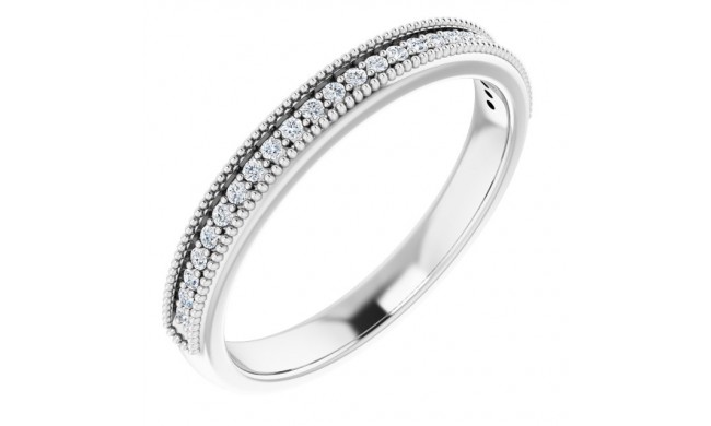 14K White 1/5 CTW Diamond Anniversary Band