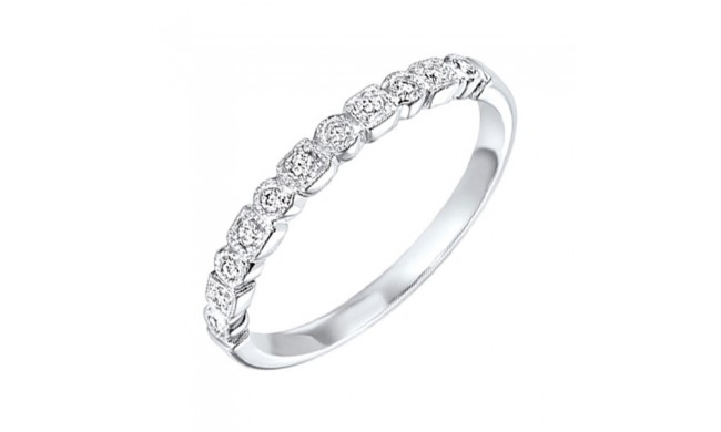 Gems One 10Kt White Gold Diamond(1/8Ctw) Ring