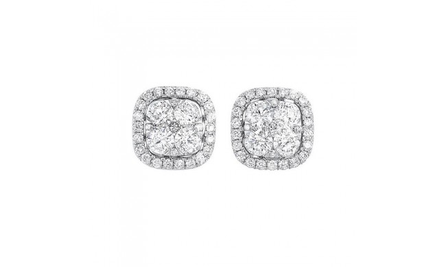 Gems One 14Kt White Gold Diamond (1Ctw) Earring