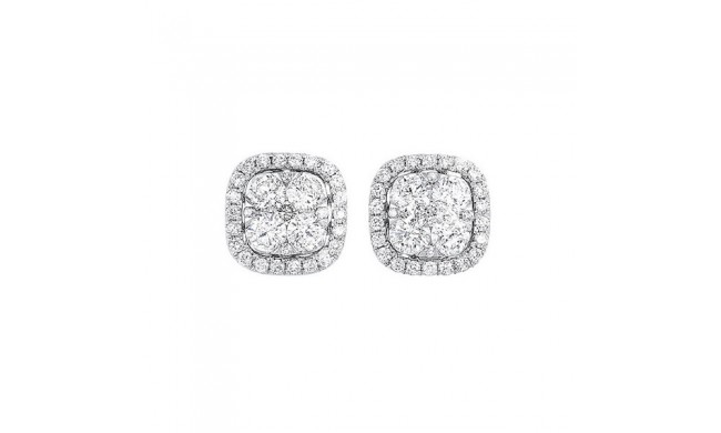 Gems One 14Kt White Gold Diamond (1/2Ctw) Earring