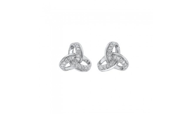 Gems One 10Kt White Gold Diamond (1/10 Ctw) Earring