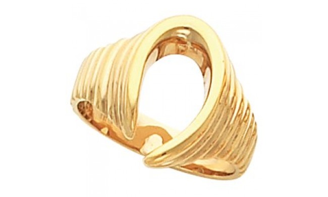 14K Yellow Freeform Remount Ring