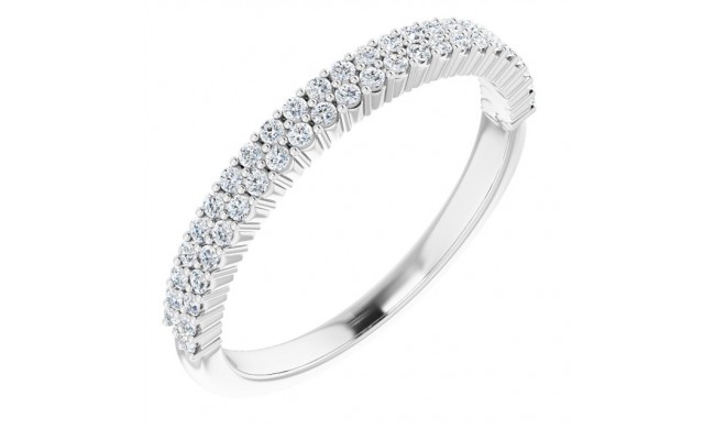 14K White 1/4 CTW Diamond Anniversary Band