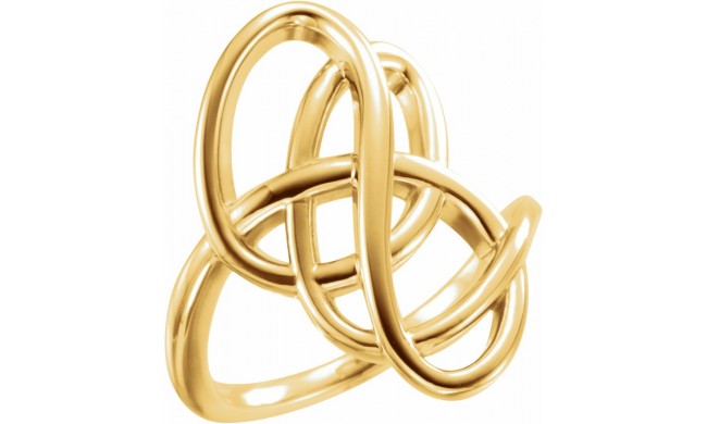 14K Yellow Freeform Ring