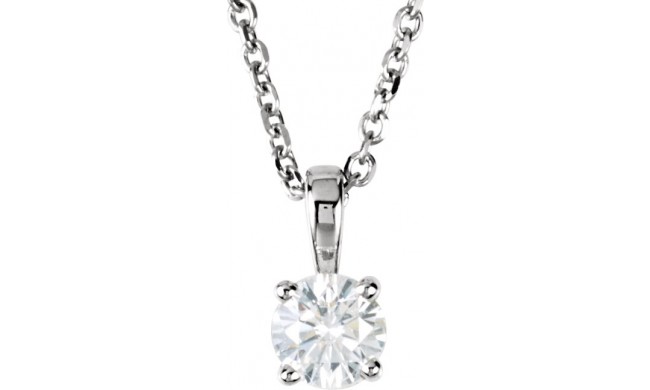 14K White 1/4 CTW Diamond 18 Necklace